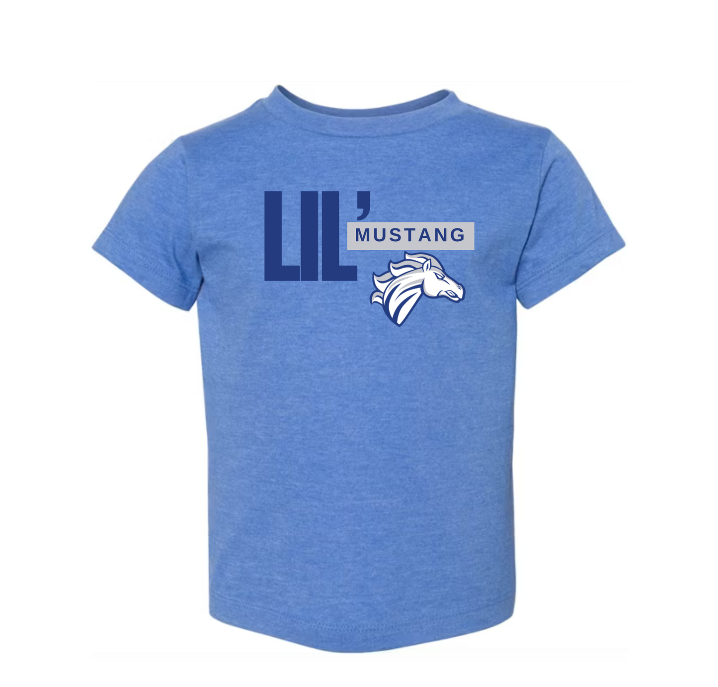 Lil' Mustang Toddler T-Shirt, Blue