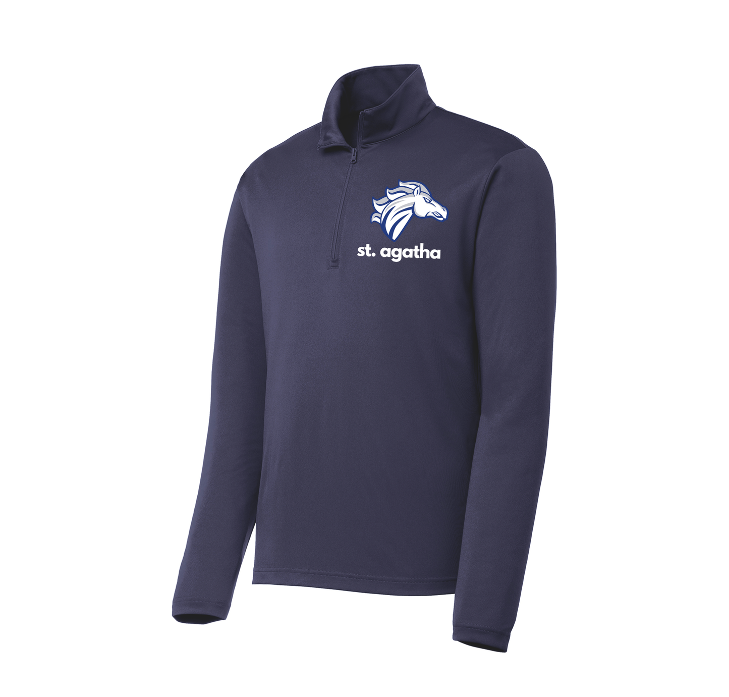 Mustangs 1/4 Zip Jacket, Navy