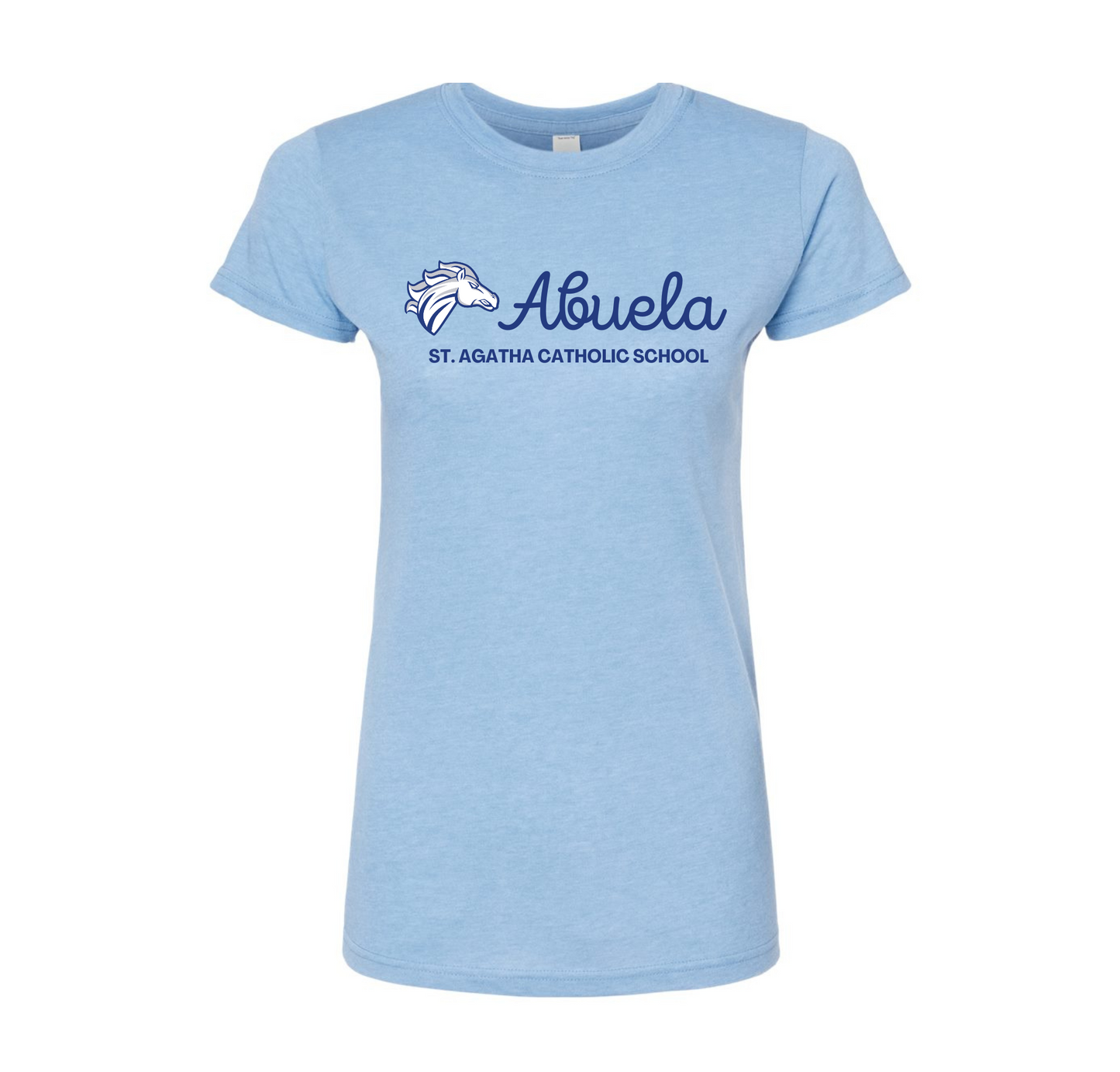 St. Agatha Abuela T-Shirt, Light Blue