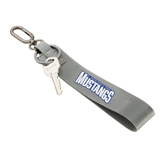 Wristlet Carabiner Keychain, Gray