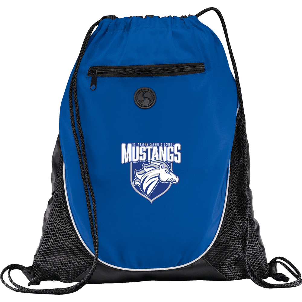 Drawstring Cinch Bag, Navy