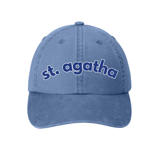Garment Washed St. Agatha Cap