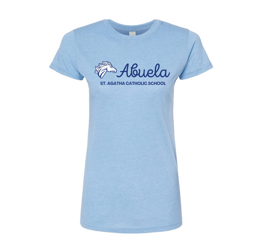 St. Agatha Abuela T-Shirt, Light Blue