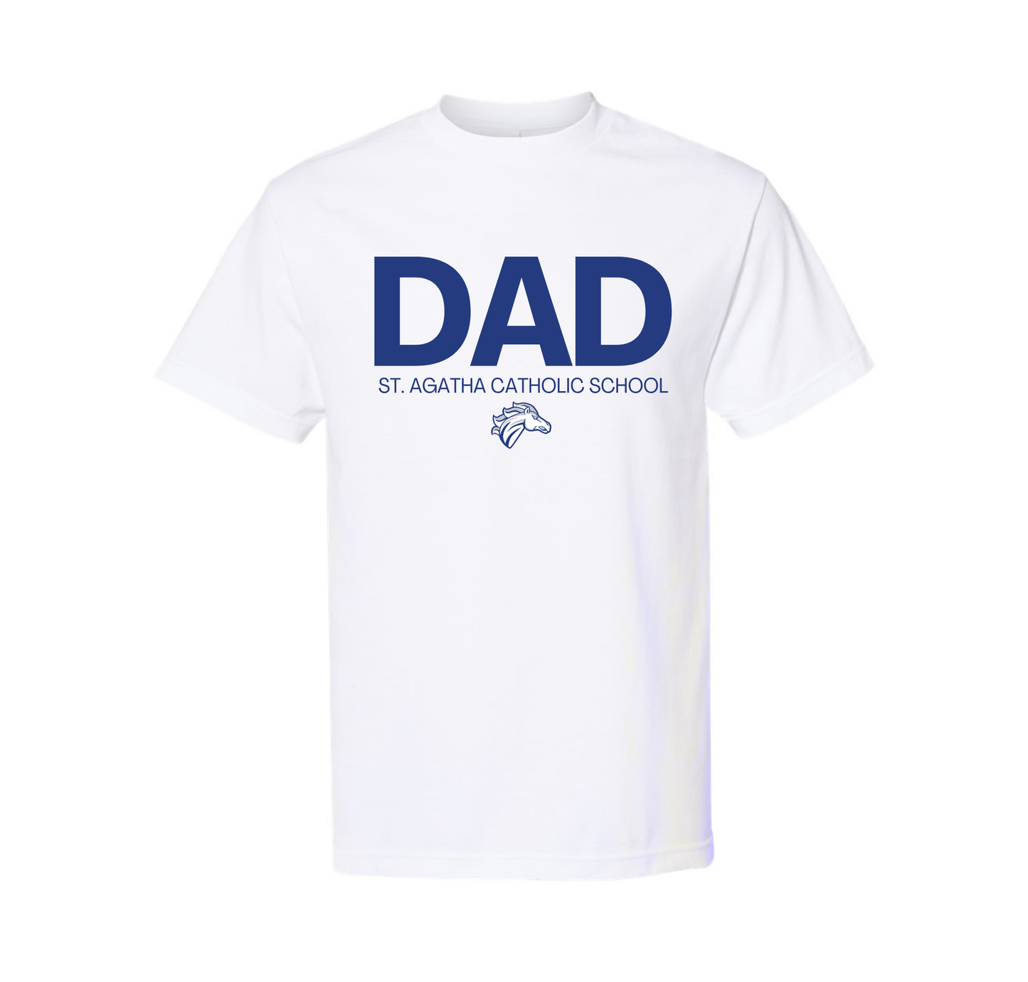 St. Agatha Dad T-Shirt, White