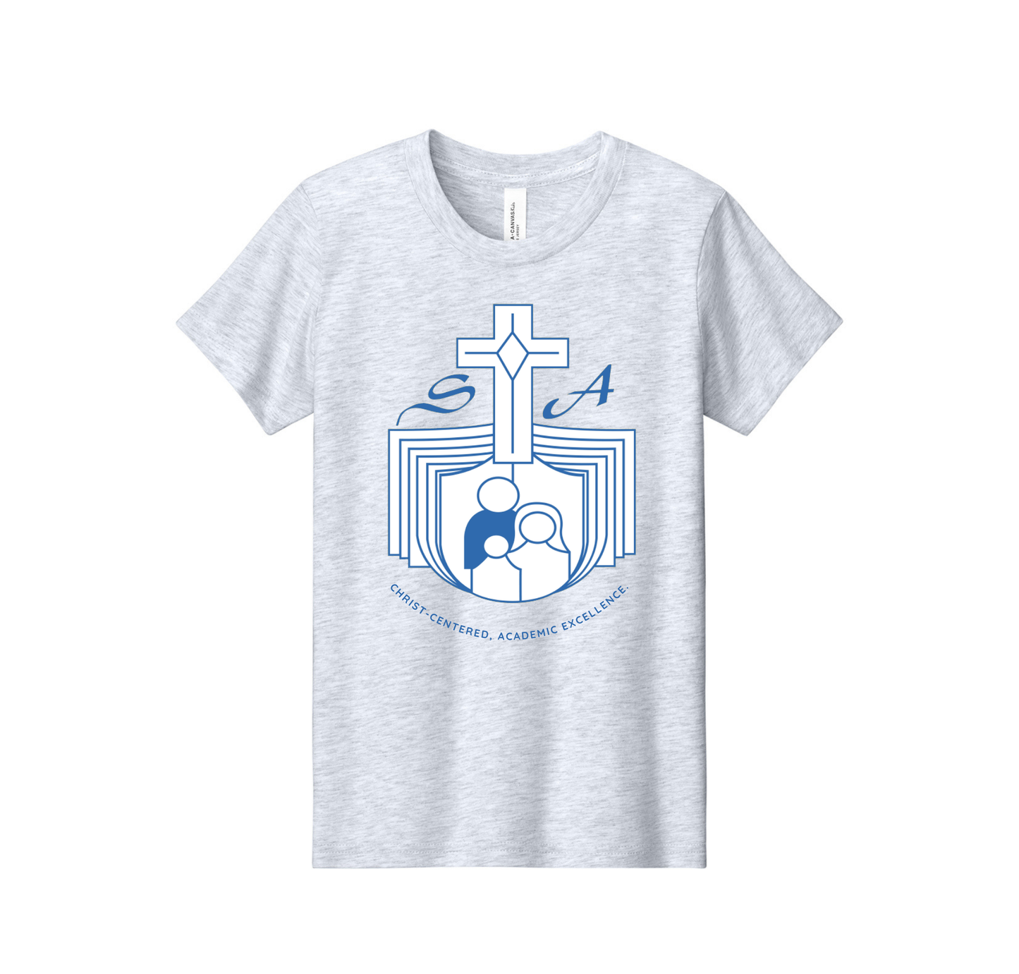 St. Agatha Youth T-Shirt, Grey