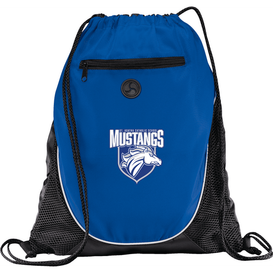 Drawstring Cinch Bag, Navy